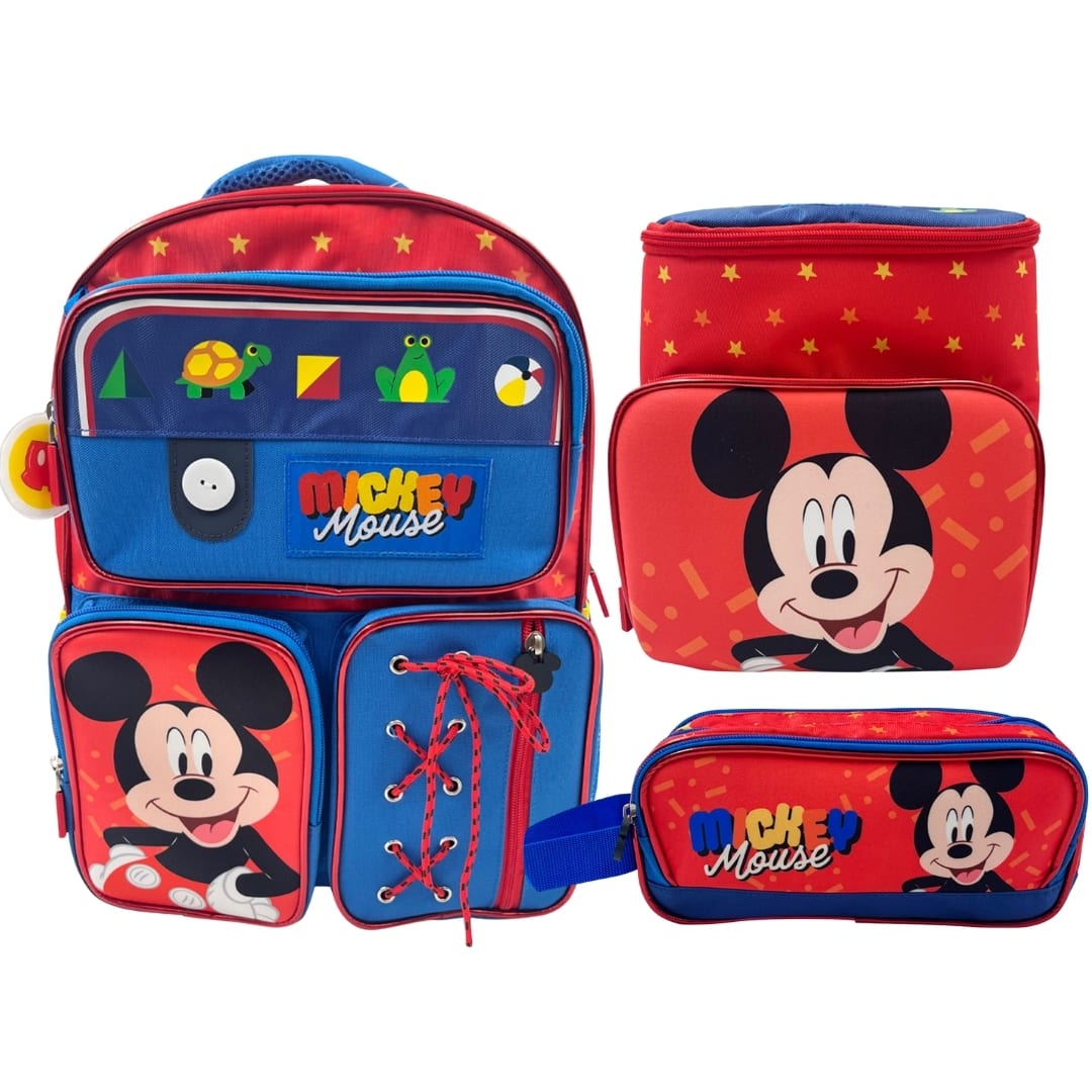 Pack Escolar Mochila Mickey Mouse Oficio 0
