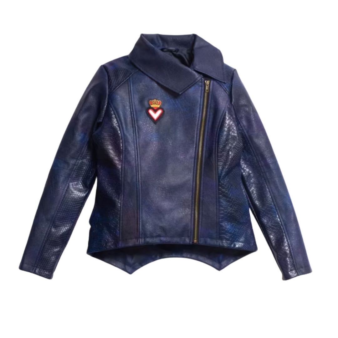 Descendientes 4 Casaca Heart Niña Estilo Villana Rebelde 0