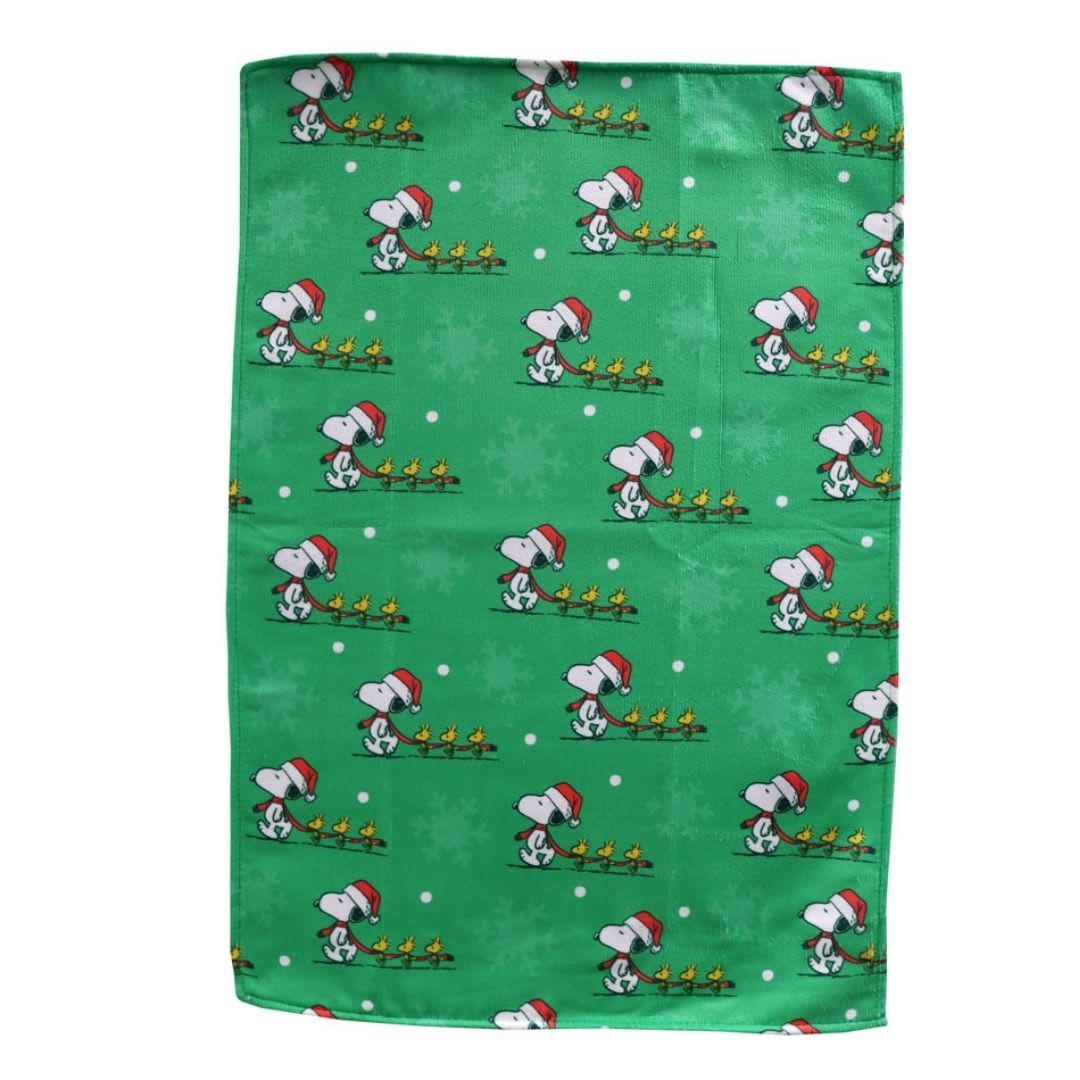 Set Secadores Navidad Cocina Snoopy x2 45x65cm Mod33