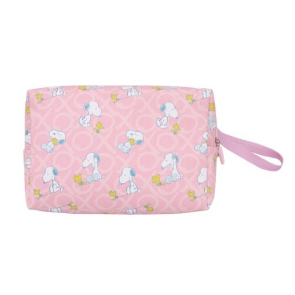 Neceser Snoopy y Woodstock Peanuts Rosado3