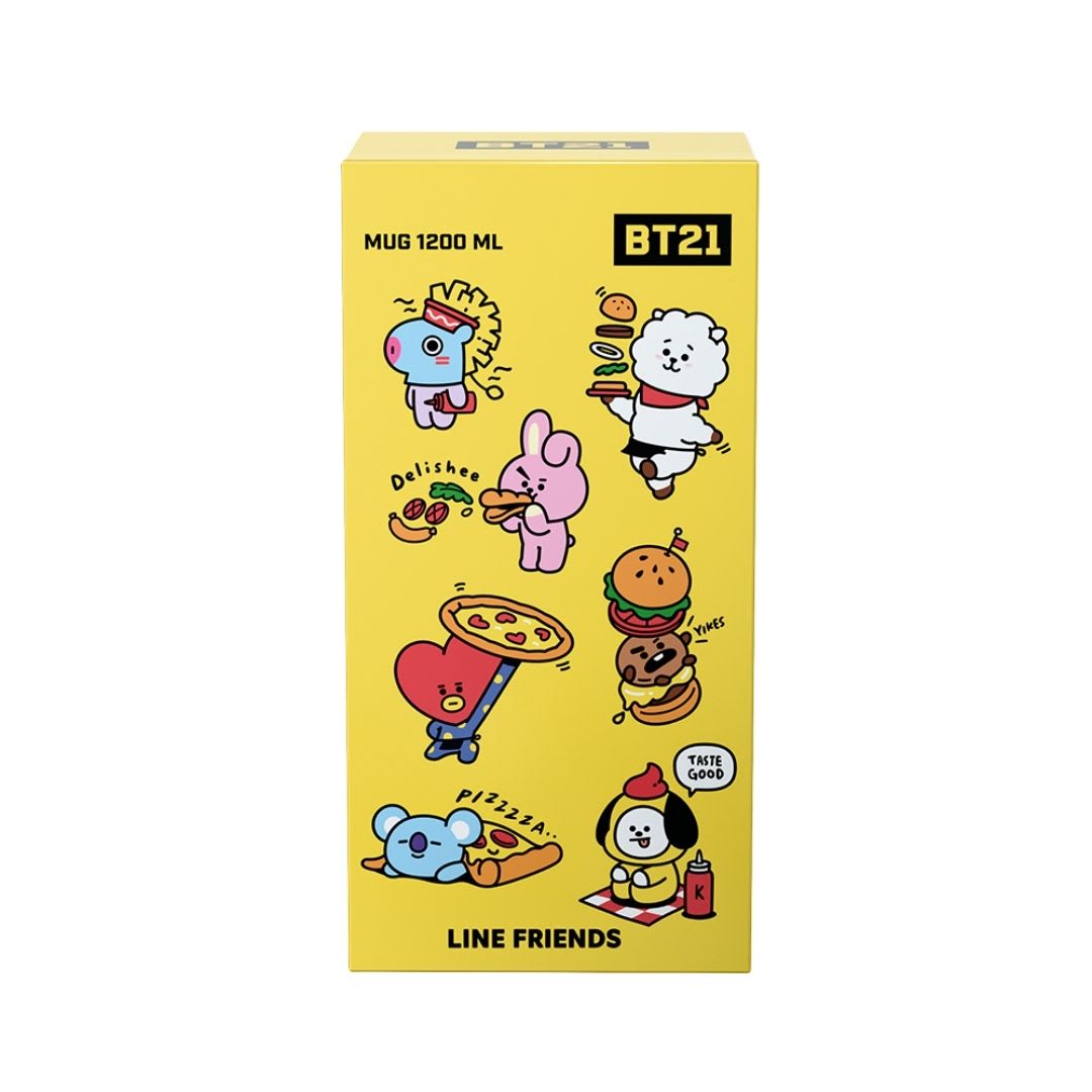 Mug Termo BT21 BTS Kpop Kawai Chibi con asa 1200 ML4