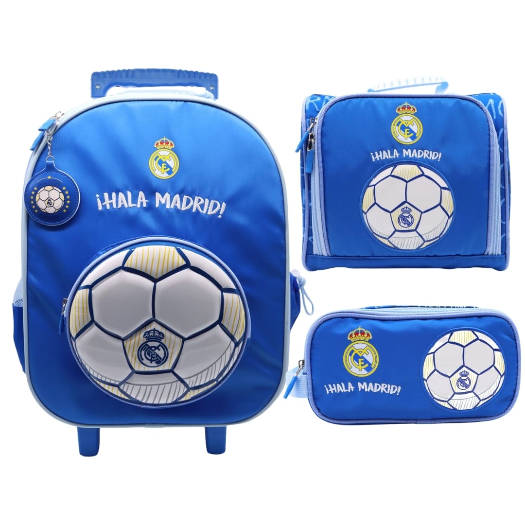 Pack Escolar Maleta Real Madrid Futbol Oficio 0