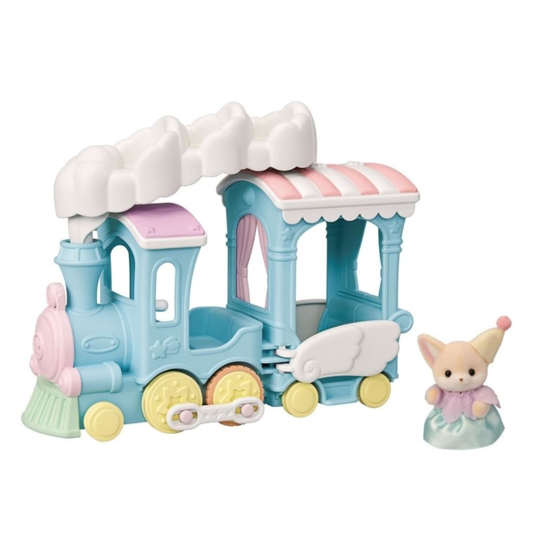 Juguete Sylvanian Ternurines Tren de Arcoiris de las Nubes 15 cm2
