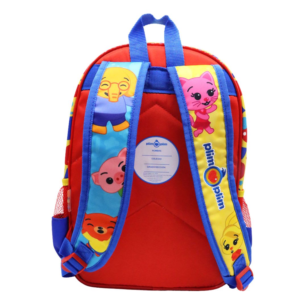 Pack Escolar Mochila Plim Plim Numeros Nido3