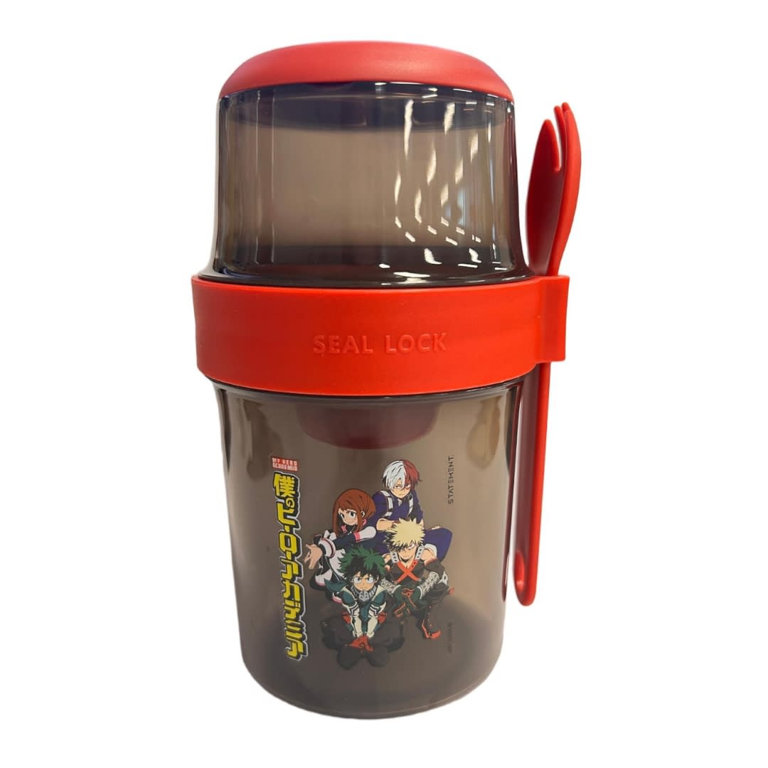 Vaso Yogurera Escolar My Hero Academia 310 ML + 560 ML 0