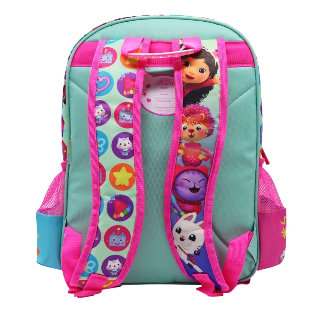 Pack Escolar Mochila Gabby Dollhouse Fiesta Oficio3