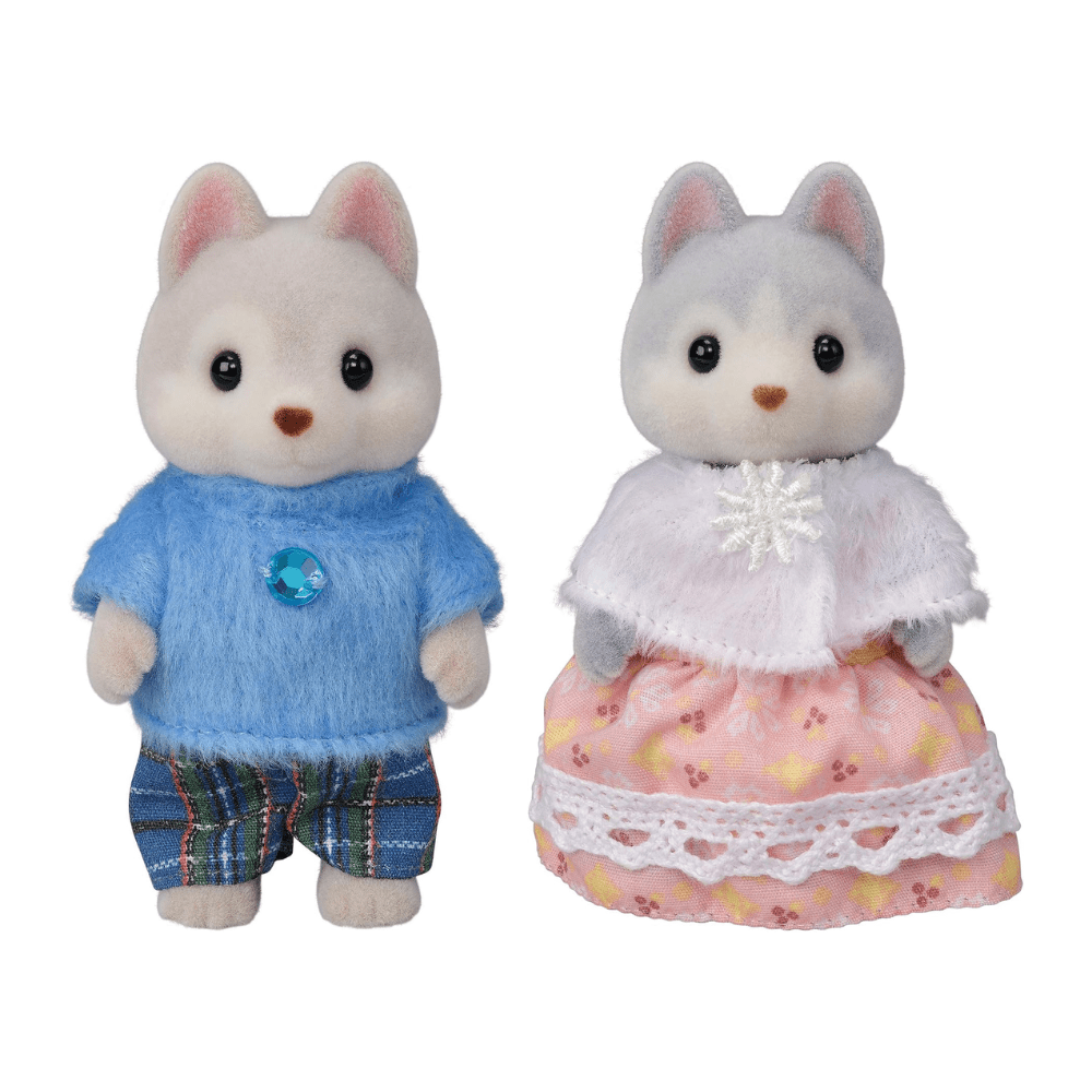 Juguete Sylvanian Ternurines Set Familia Husky3