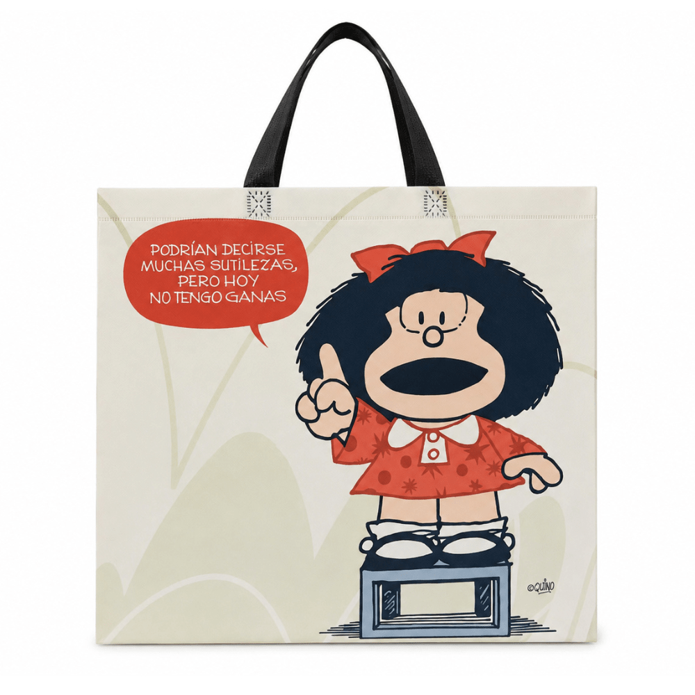 Bolsa Reutilizable Mafalda Beige 39 x 44 x 18 cm2