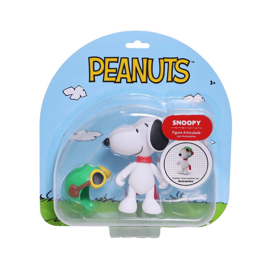 Figura Articulada Snoopy Aviador Peanuts 10 cms3