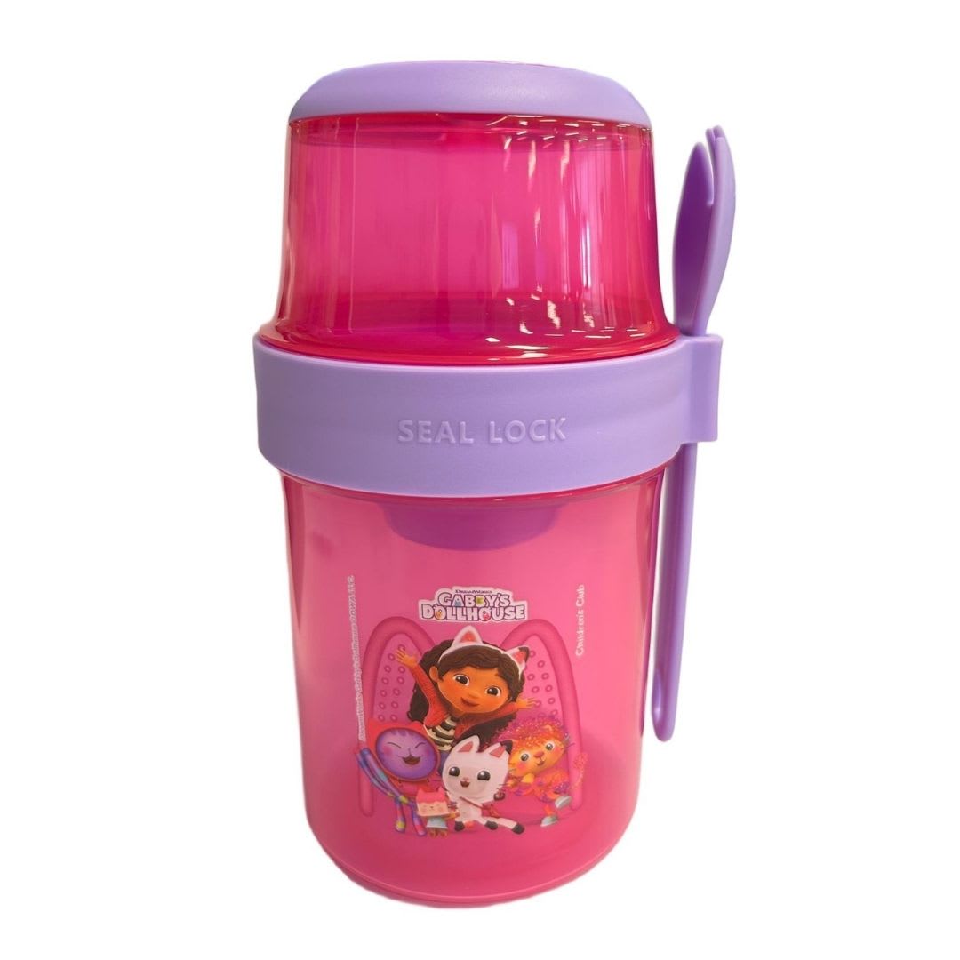Vaso Yogurera Escolar Gabby’s Dollhouse 310 ML + 560 ML 0