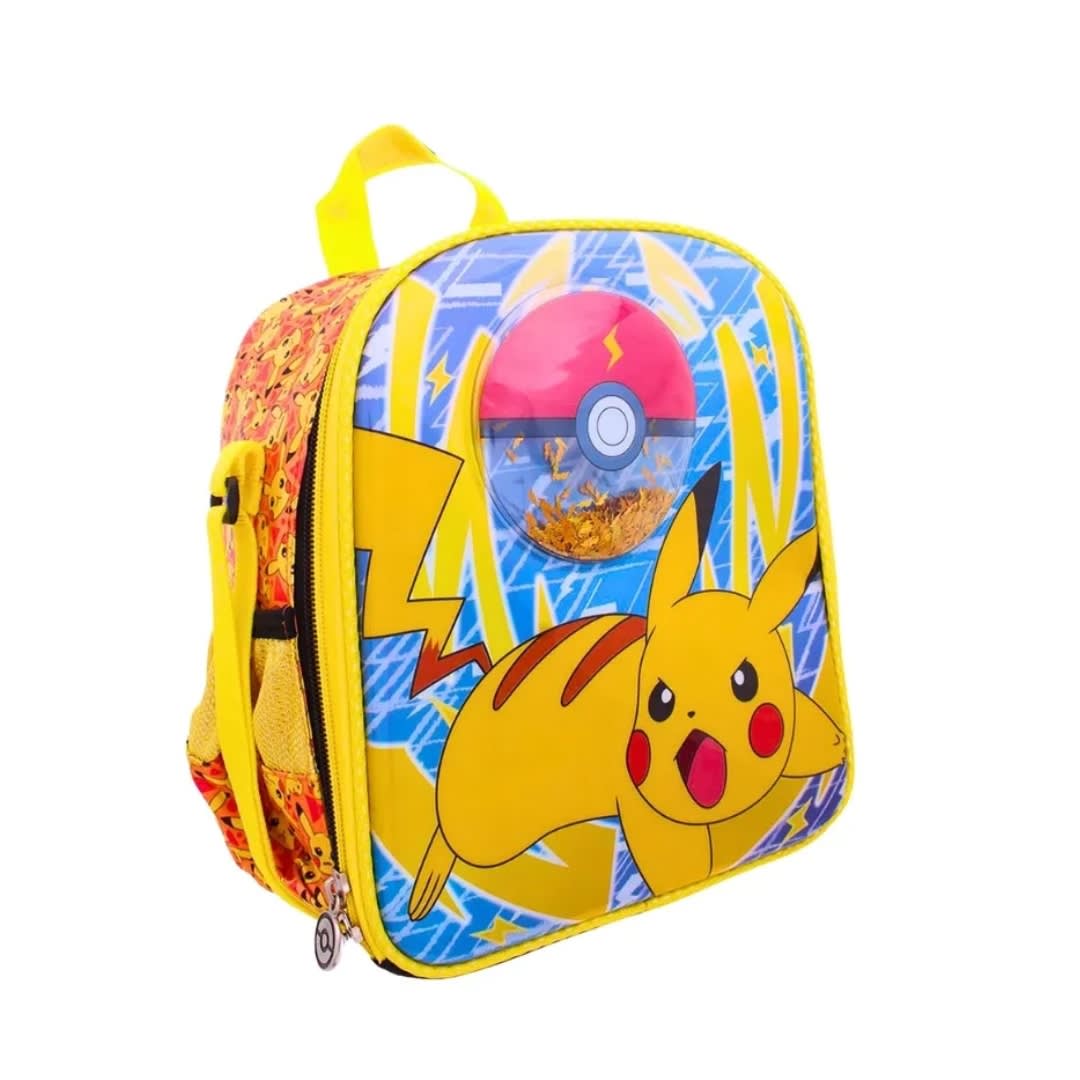 Pack Escolar Mochila Pokemon Pokebola Oficio3