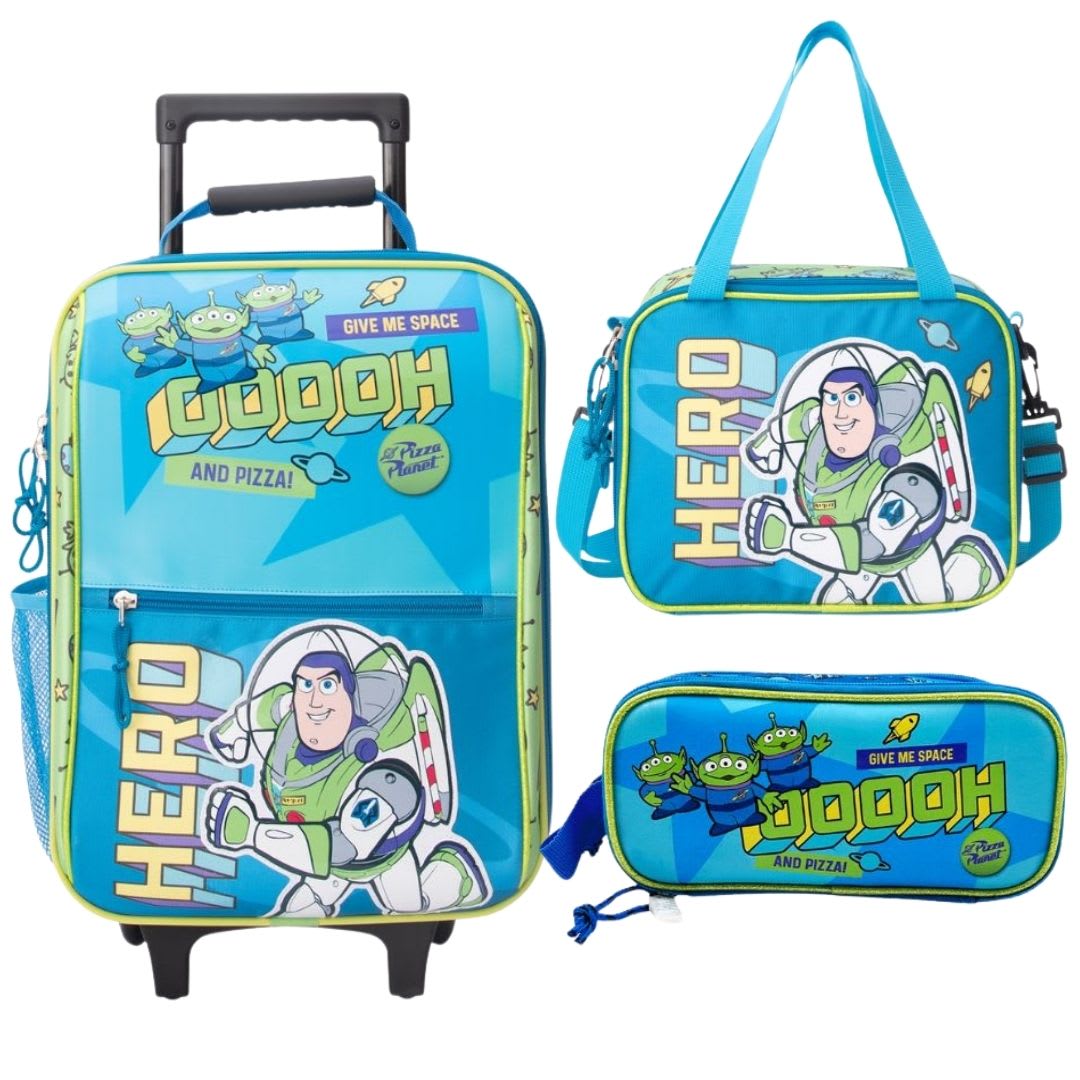 Maleta Oficio + Lonchera + Cartuchera Toy Story Buzz Lightyear 0