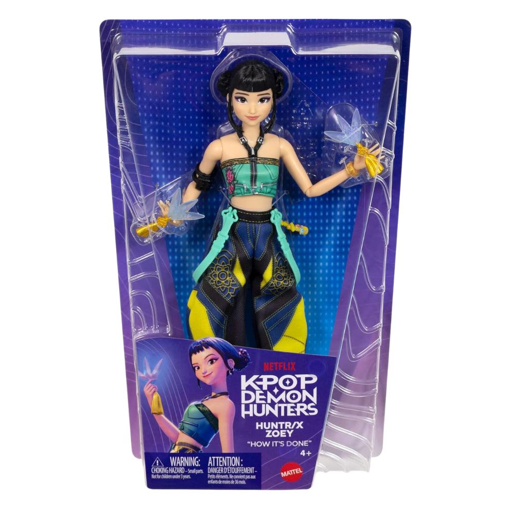 Muñeca Zoey Huntrix Guerreras Kpop Demon Hunters Mattel4
