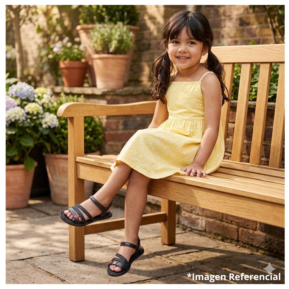 Sandalias Niña Deluxe Minnie Mouse Negro5