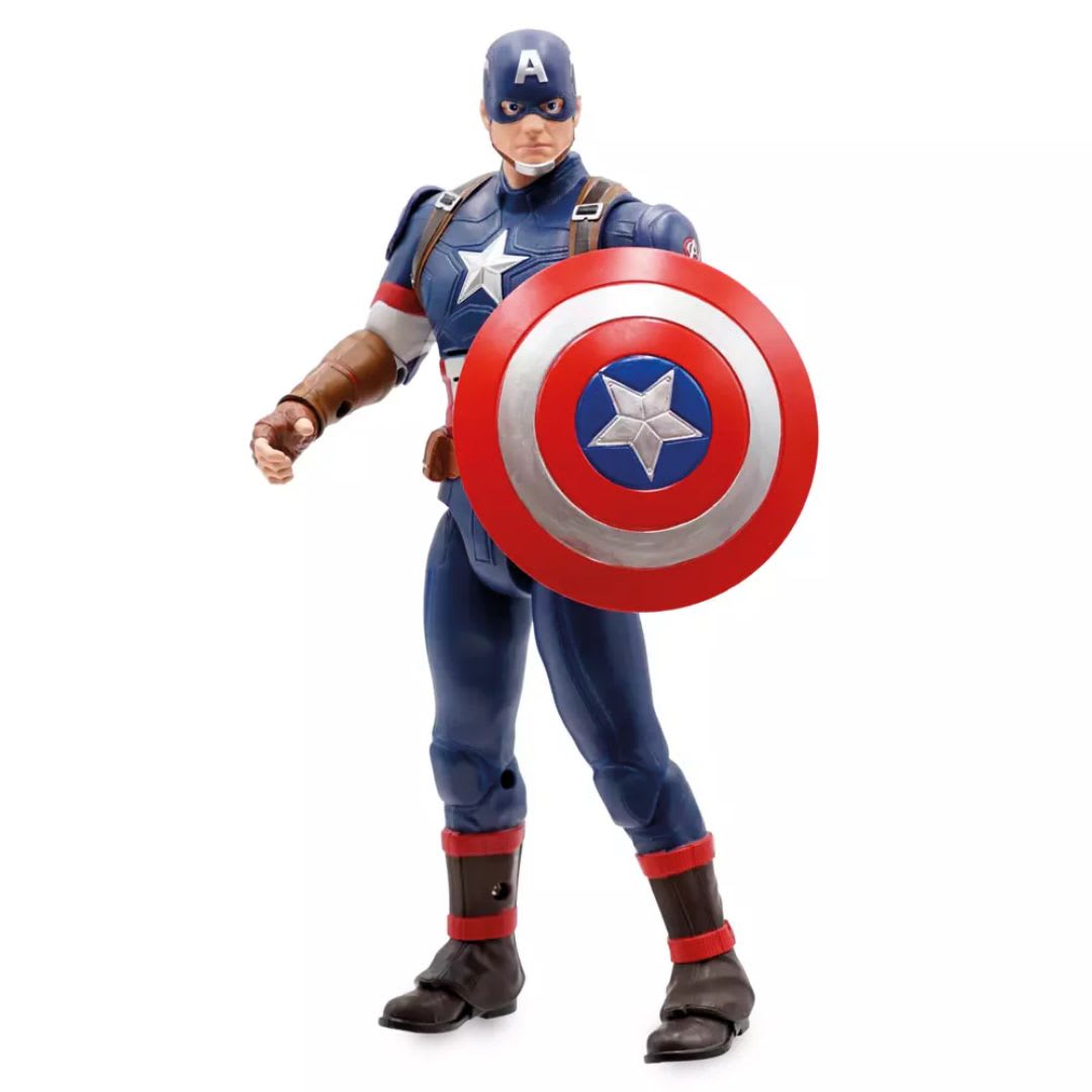 Marvel Capitan America Figura de Accion Multicolor Con efectos de sonido y frases 0