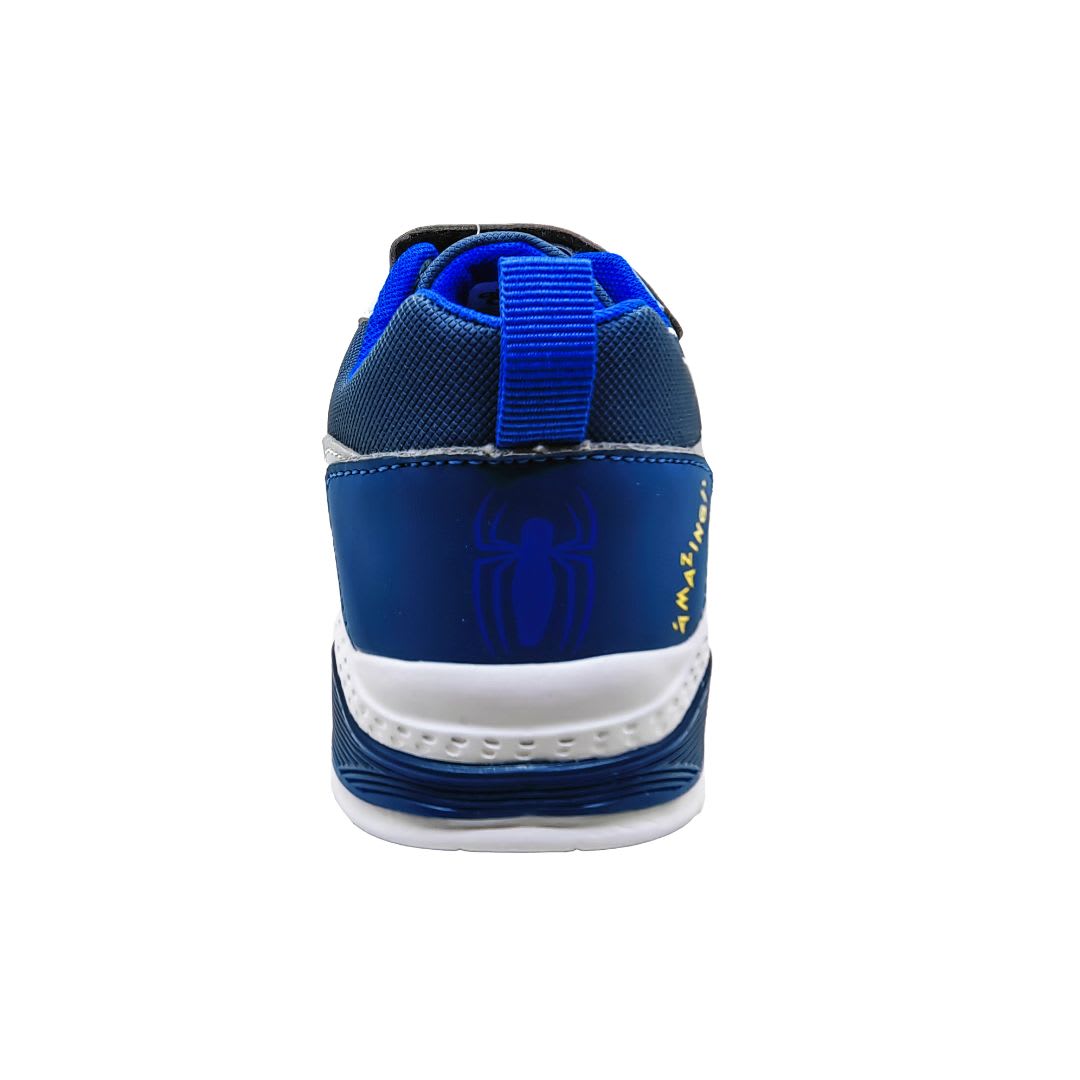 Zapatillas Niño Spiderman Azul con Luces3