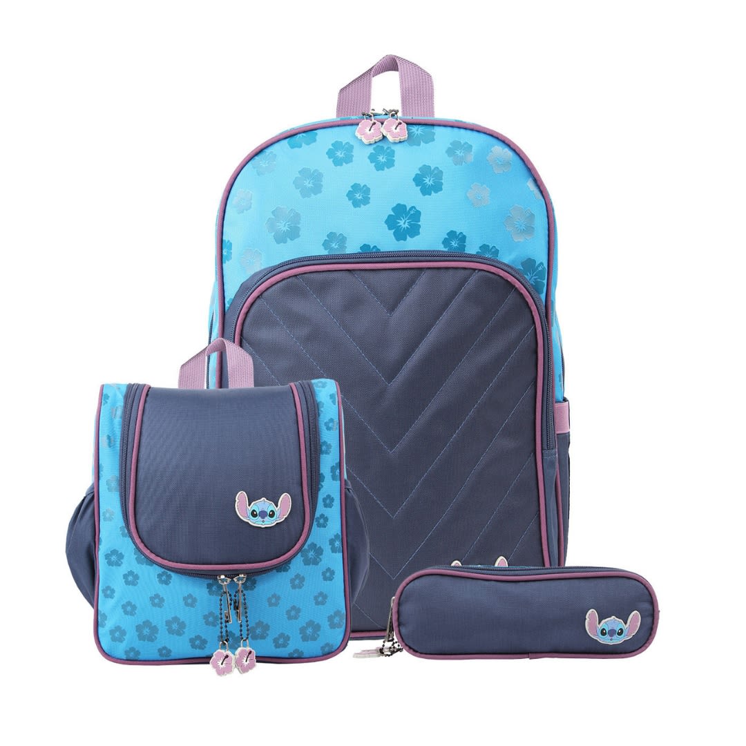 Pack Escolar Mochila Stitch Teens Oficio 0