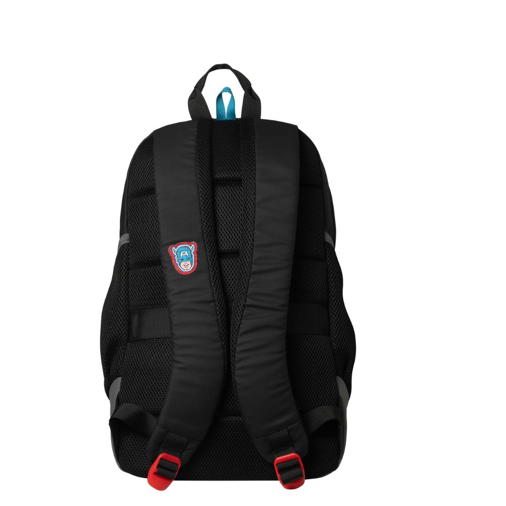 Mochila Oficio Marvel Student Capitan America Multiples Compartimientos4
