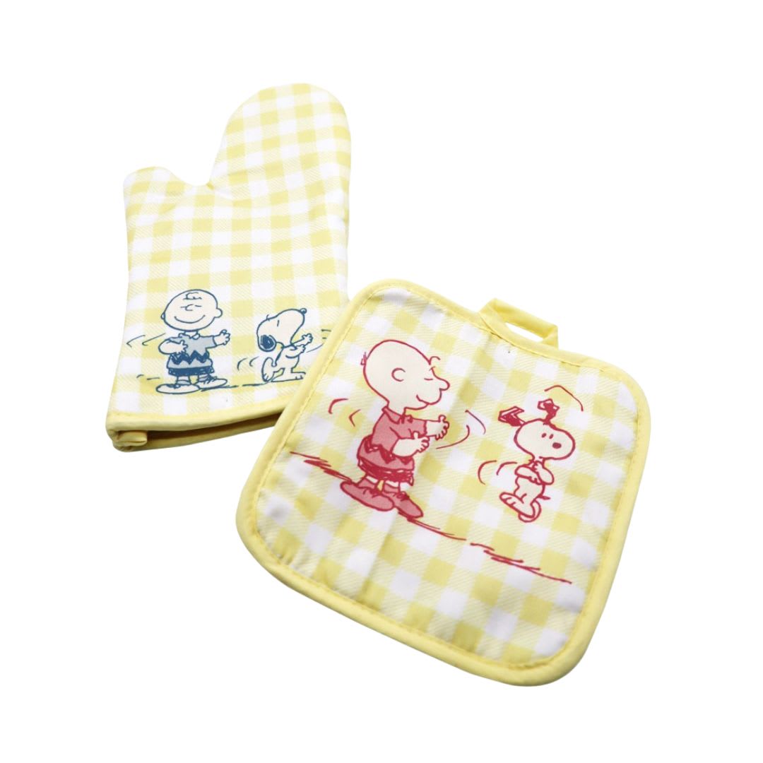 Set Guante Cocina + Agarrador Snoopy 0