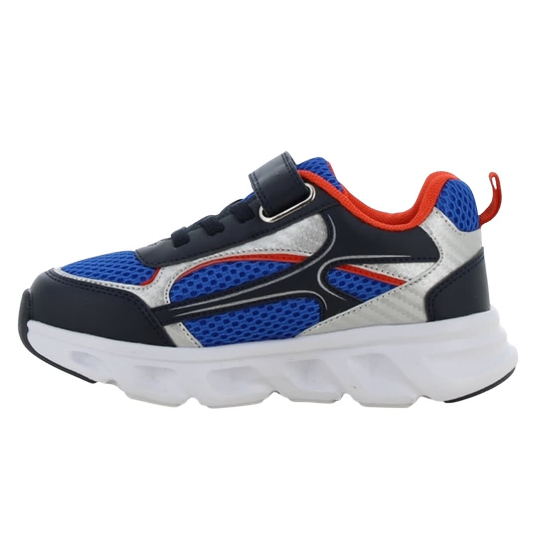 Zapatillas Niño Urbanas Mario Bros Azul Con Luces3