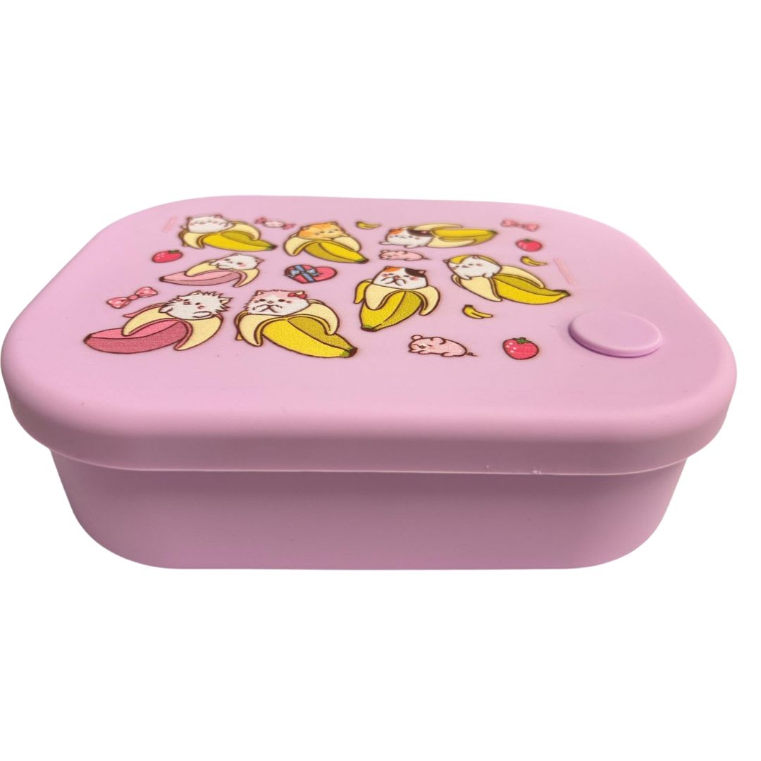 Taper Silicona Escolar Bananya Anime 770 ML3