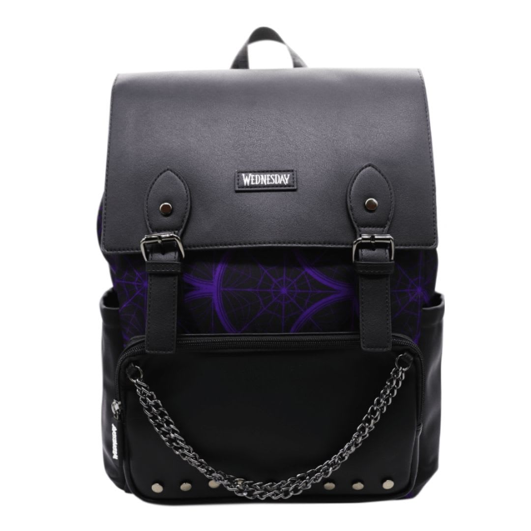 Mochila Oficio Merlina Addams Morado 0