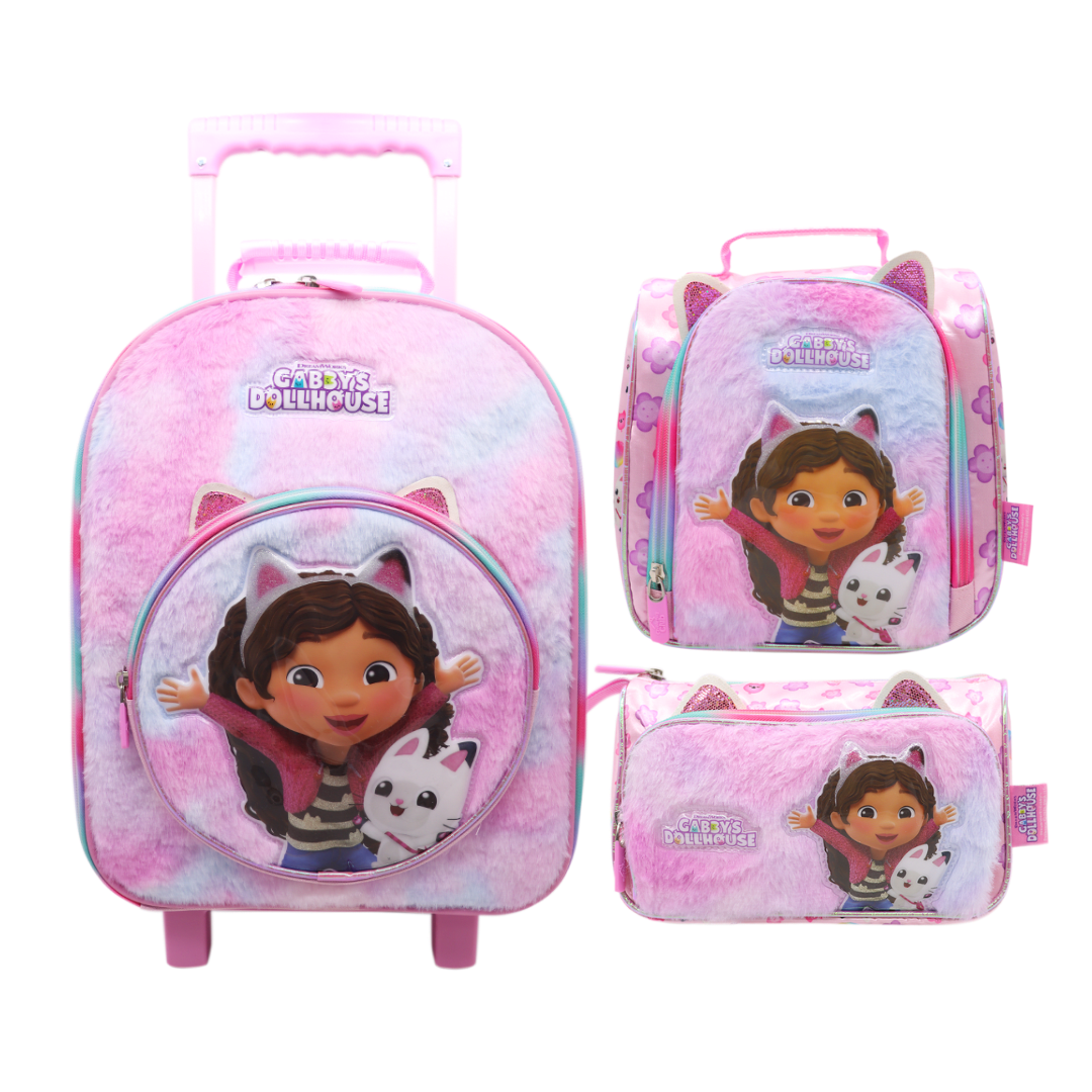 Pack Escolar Maleta Nido Premium Gabbys Dollhouse peluche 0