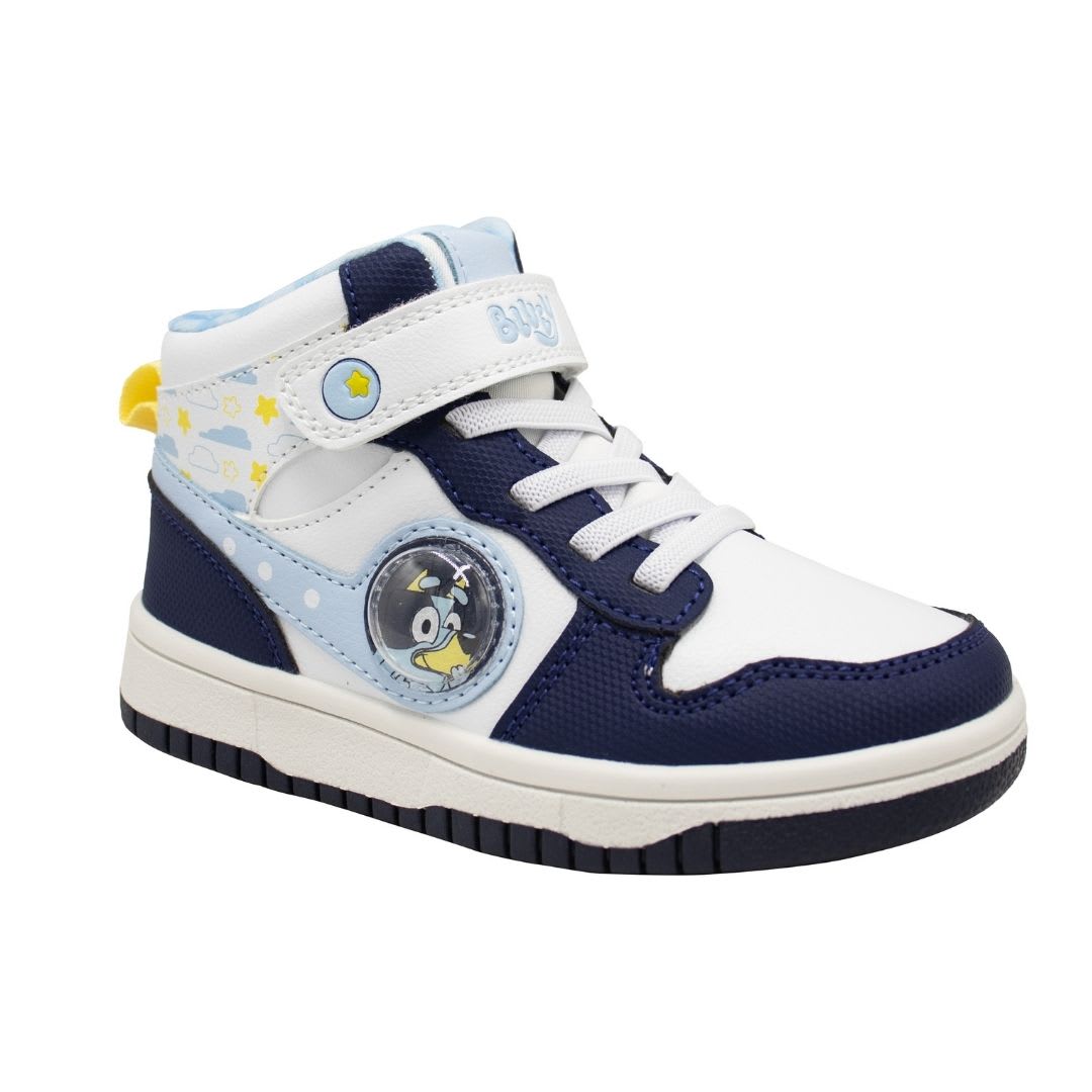 Zapatillas Niño Bluey Botin Azul Celeste2