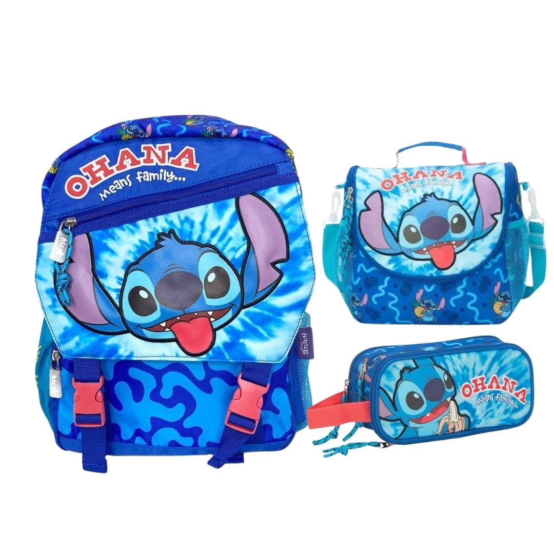 Pack Escolar Mochila Stitch Ohana Oficio 0
