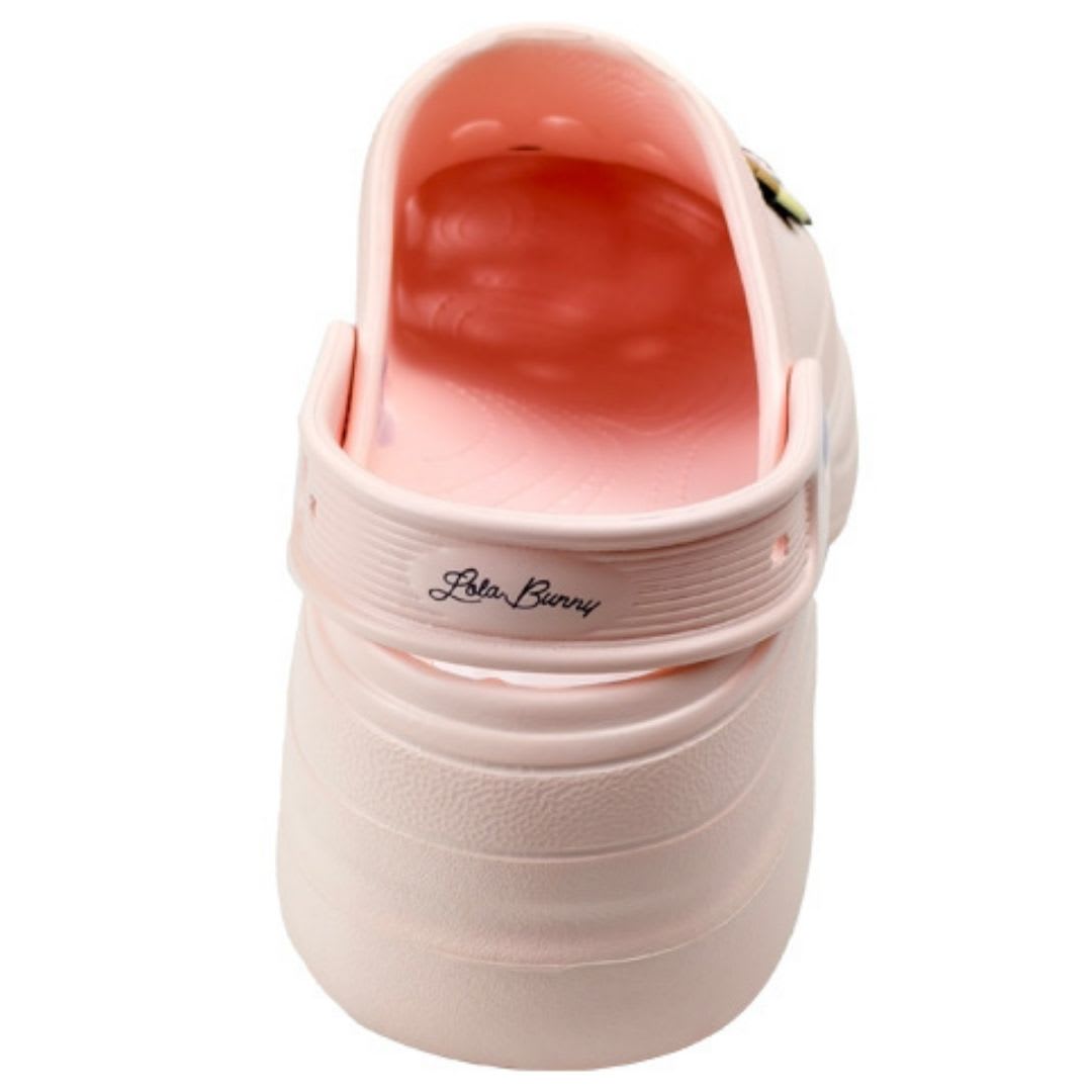 Sandalias Mujer Clog Casual Looney Tunes Rosado3