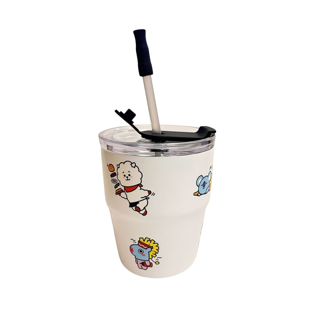Mug Vaso BT21 Personajes Completos KPop Kawaii 350 ML2