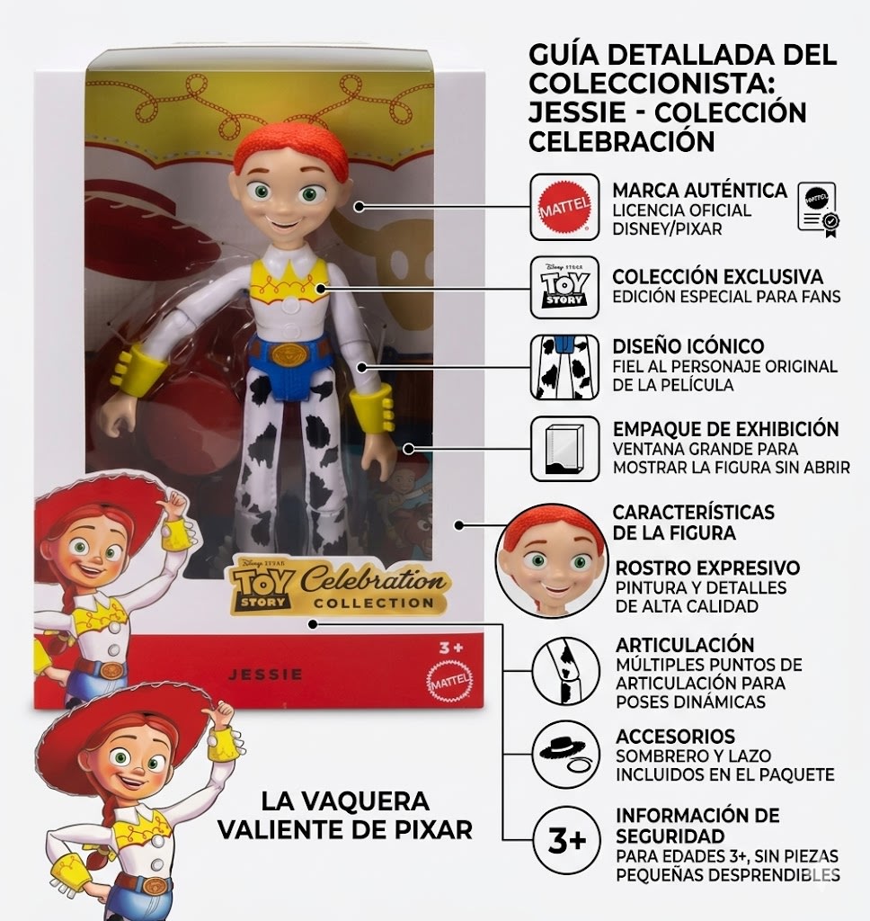 Figura Articulable Toy Story 5 Jessie Vintage2