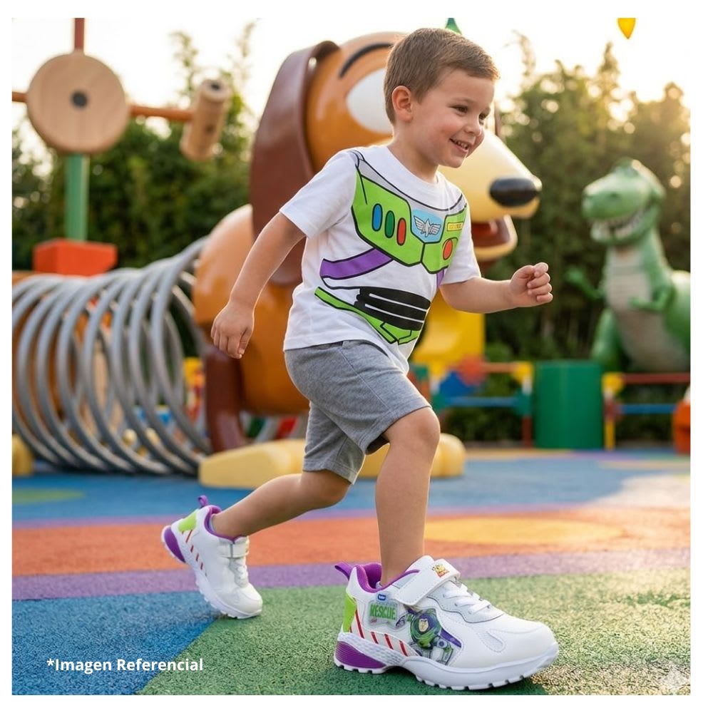Zapatillas Niño Toy Story Buzz Lightyear Blanco con Luces6