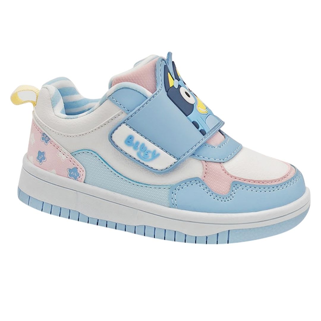 Zapatillas Niña Casual Bluey Celeste Rosado2