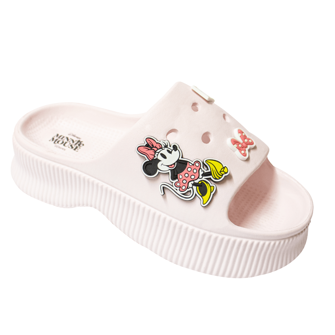 Sandalias Mujer Casual Minnie Mouse Rosado 0