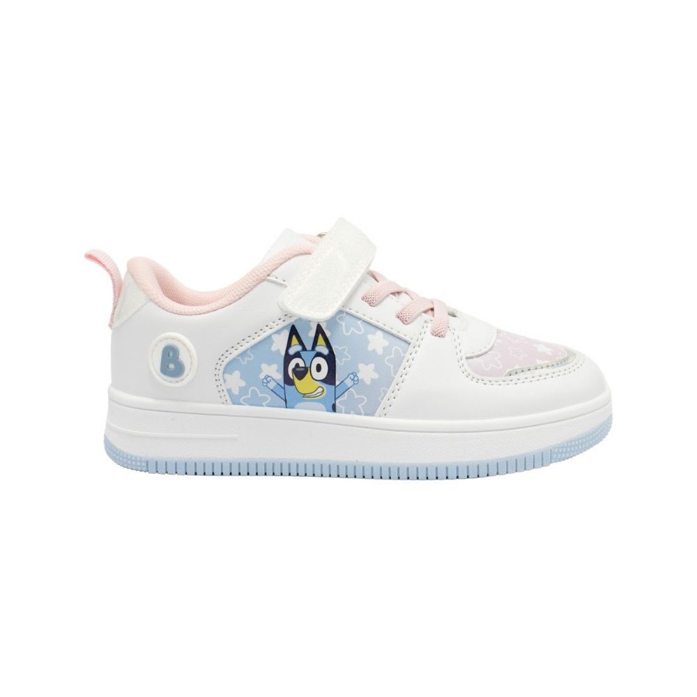 Zapatillas Niña Casual Bluey Estrellas Blanco Rosado 0