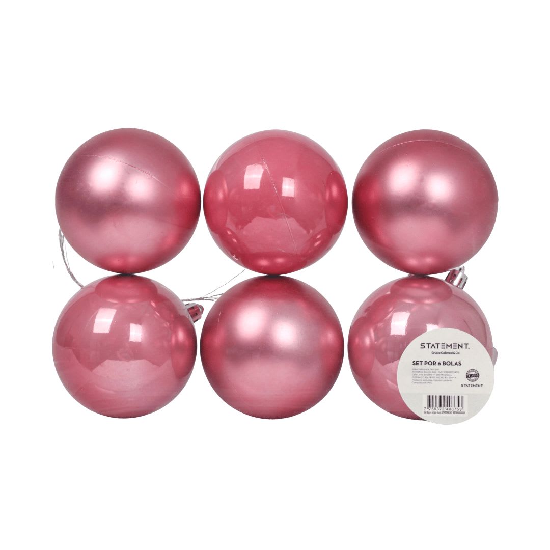 Tripack Bolas Navidad Barbie con 2 Bolas 10 cm Modelo 1 + 6 Bolas 10 cm Modelo 23