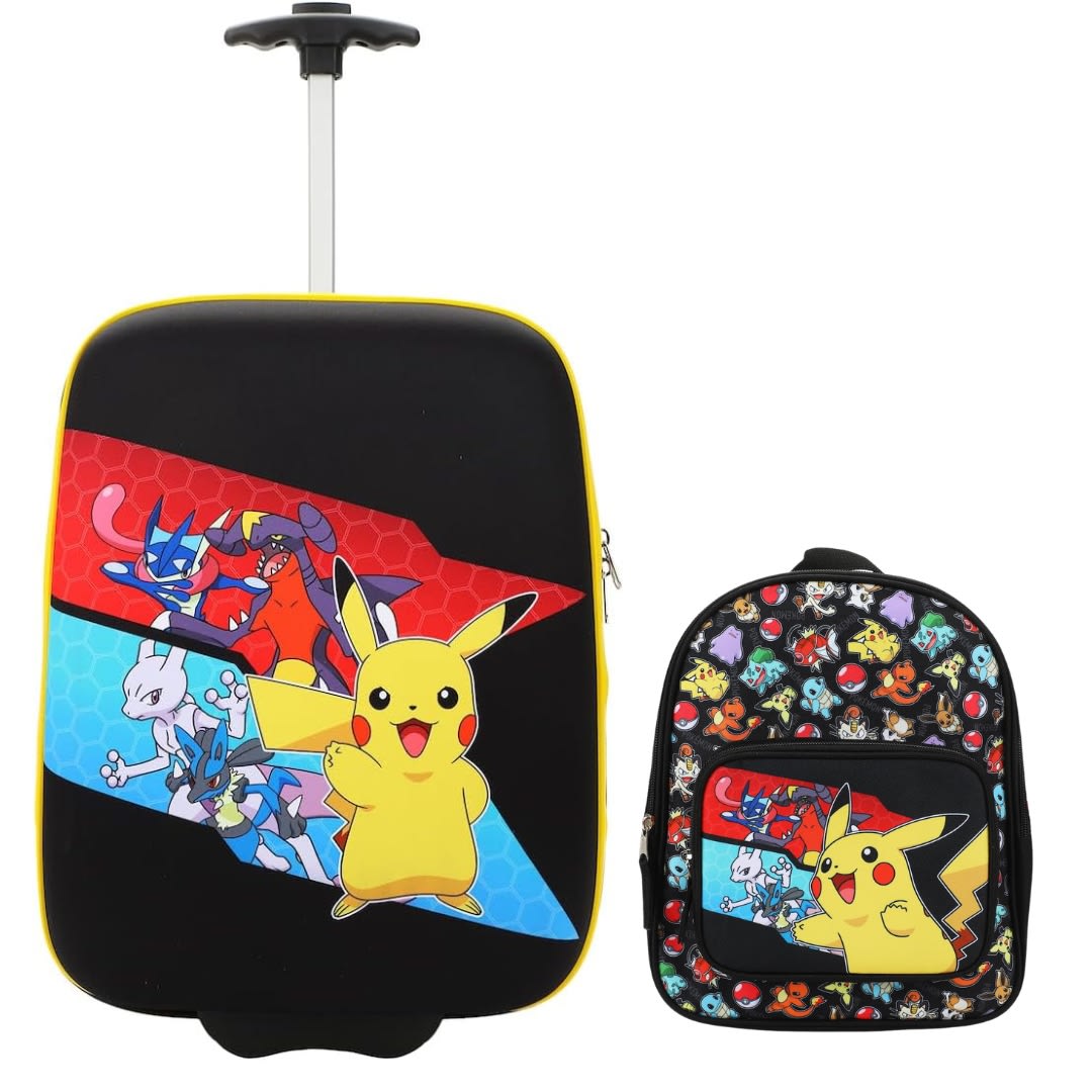 Pack Escolar Maleta + Mini Mochila Pokemon 0