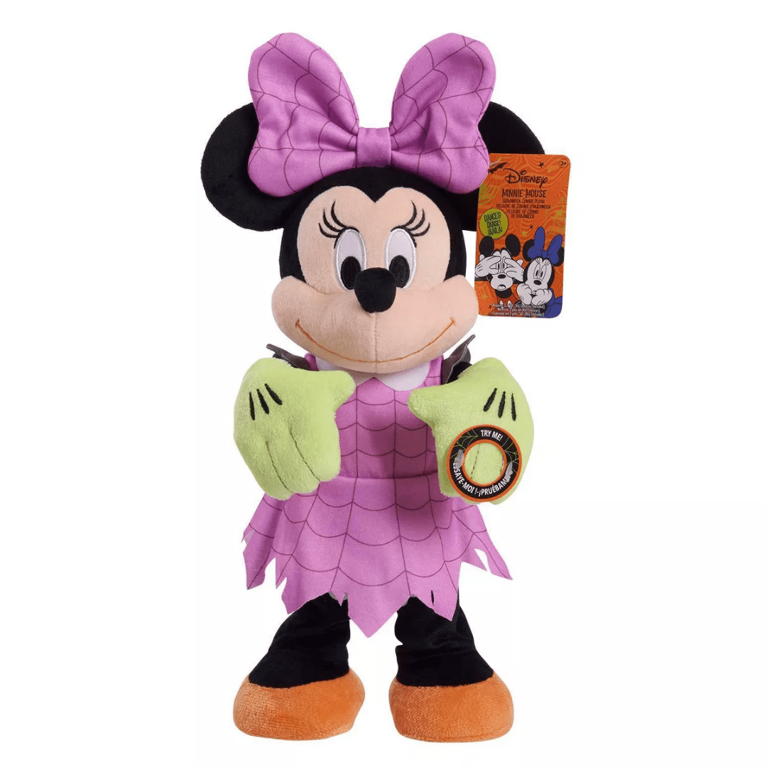 Peluche Minnie Mouse Zoombie Halloween con Sonido y Movimiento 0