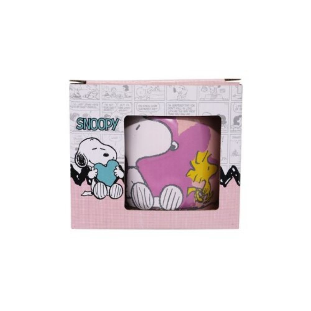 Mug Taza Snoopy Peanuts 400 ml Rosa3