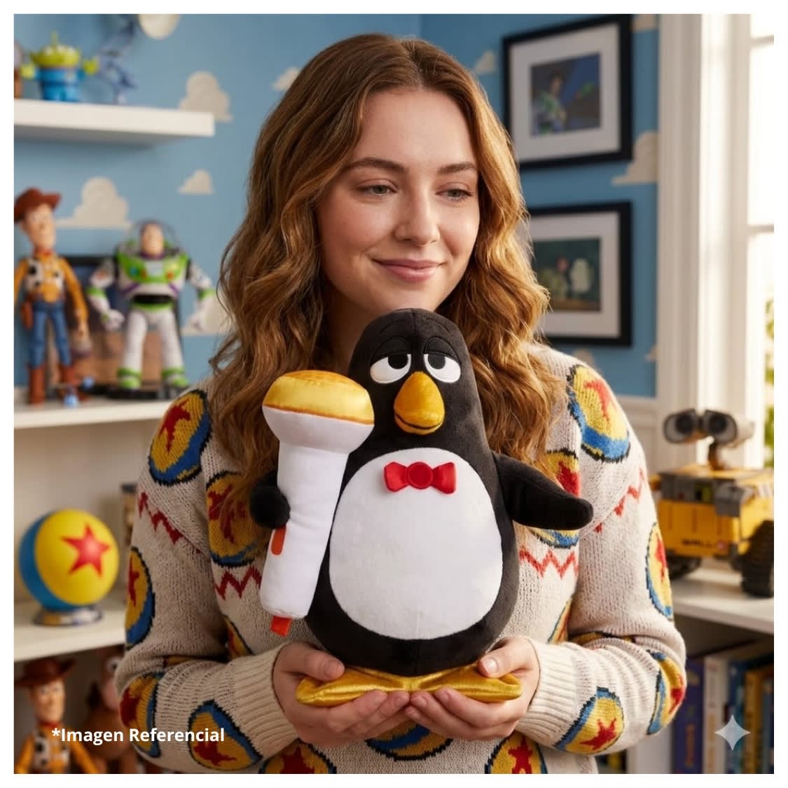 Peluche Original Toy Story Wheezy Pingüino 25 cm con Sonido5