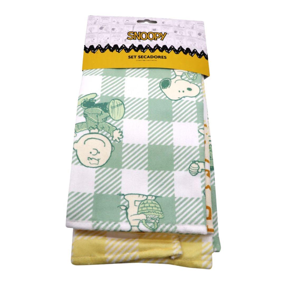 Set de Secadores x2 de Cocina Snoopy 2 0