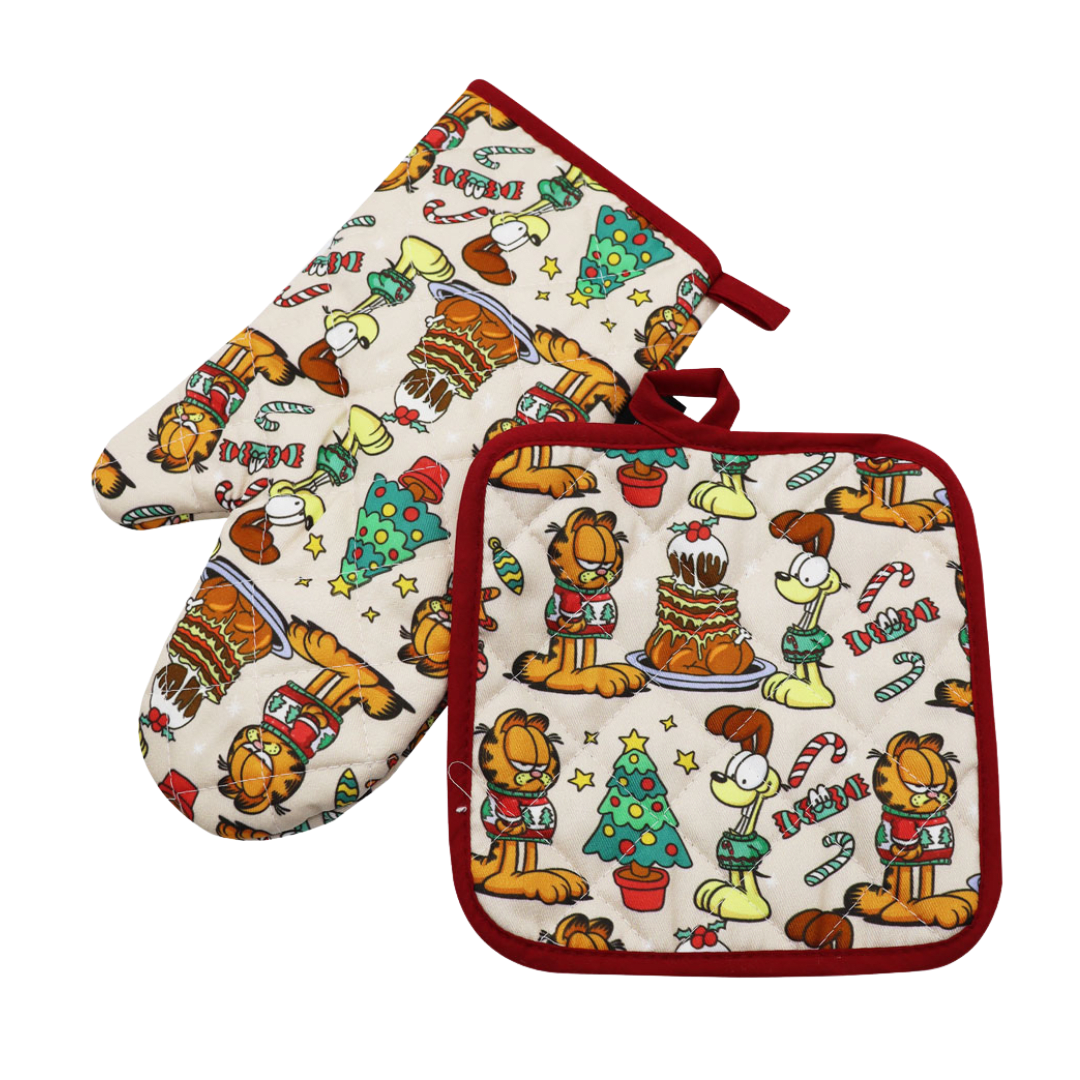 Guante y Toma Olla de Cocina Adulto Garfield 21