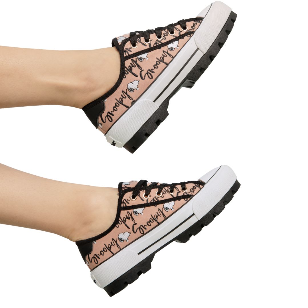 Zapatillas Urbanas Mujer Snoopy Marron5