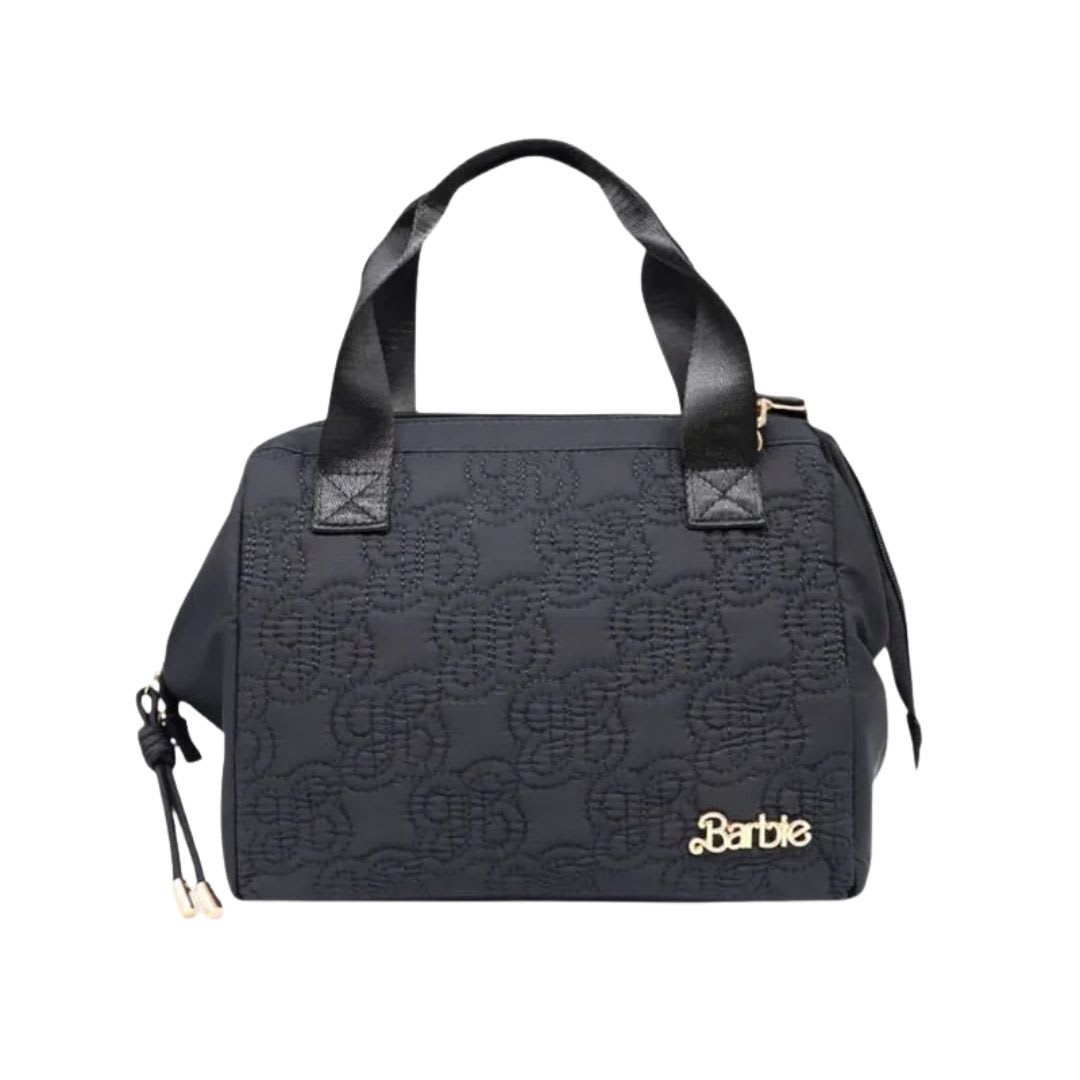 Mochila Oficio + Lonchera + Cartuchera Barbie Negra3
