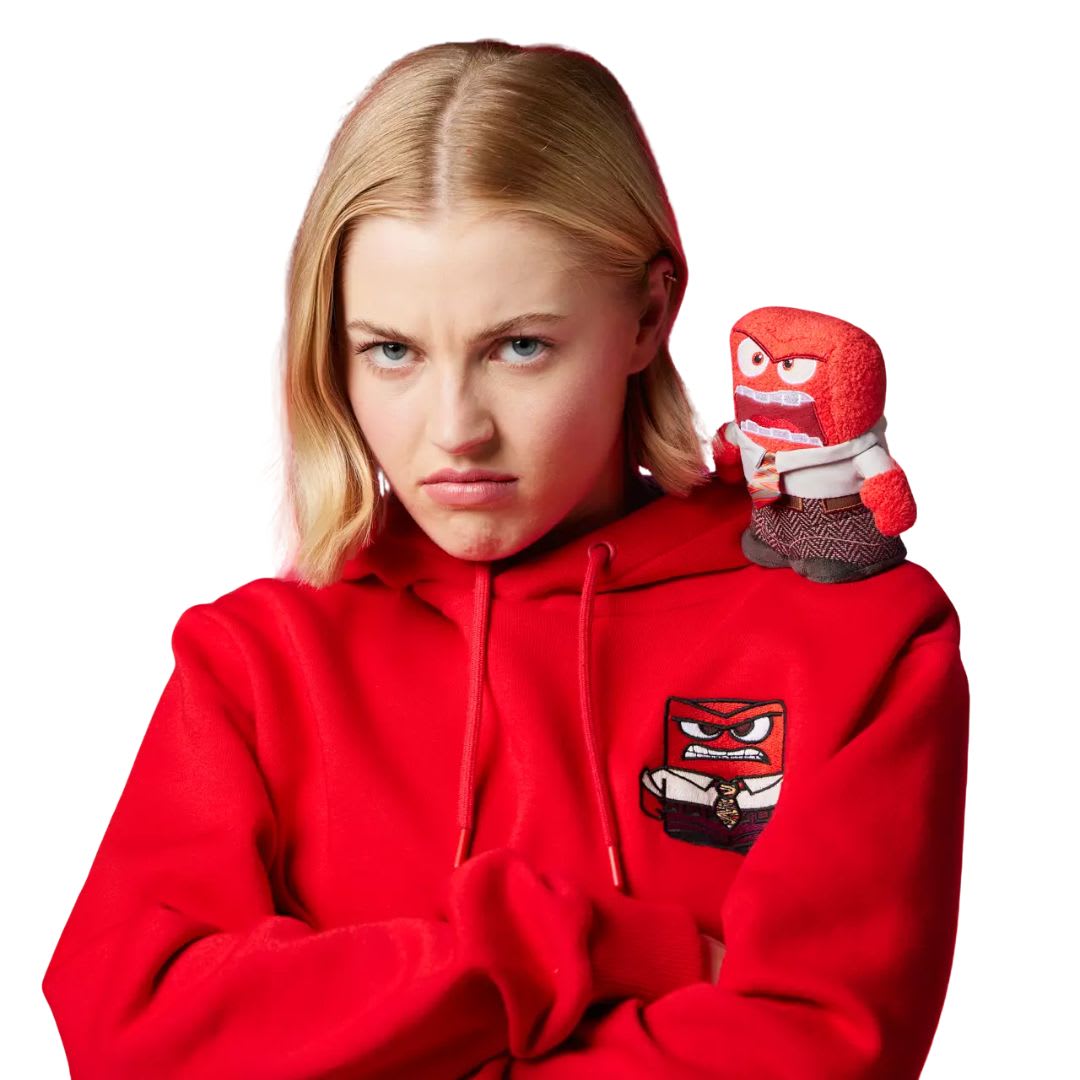 Disney Furia Peluche Mini Magnetico de hombro – Intensamente 2 – 12 cm4