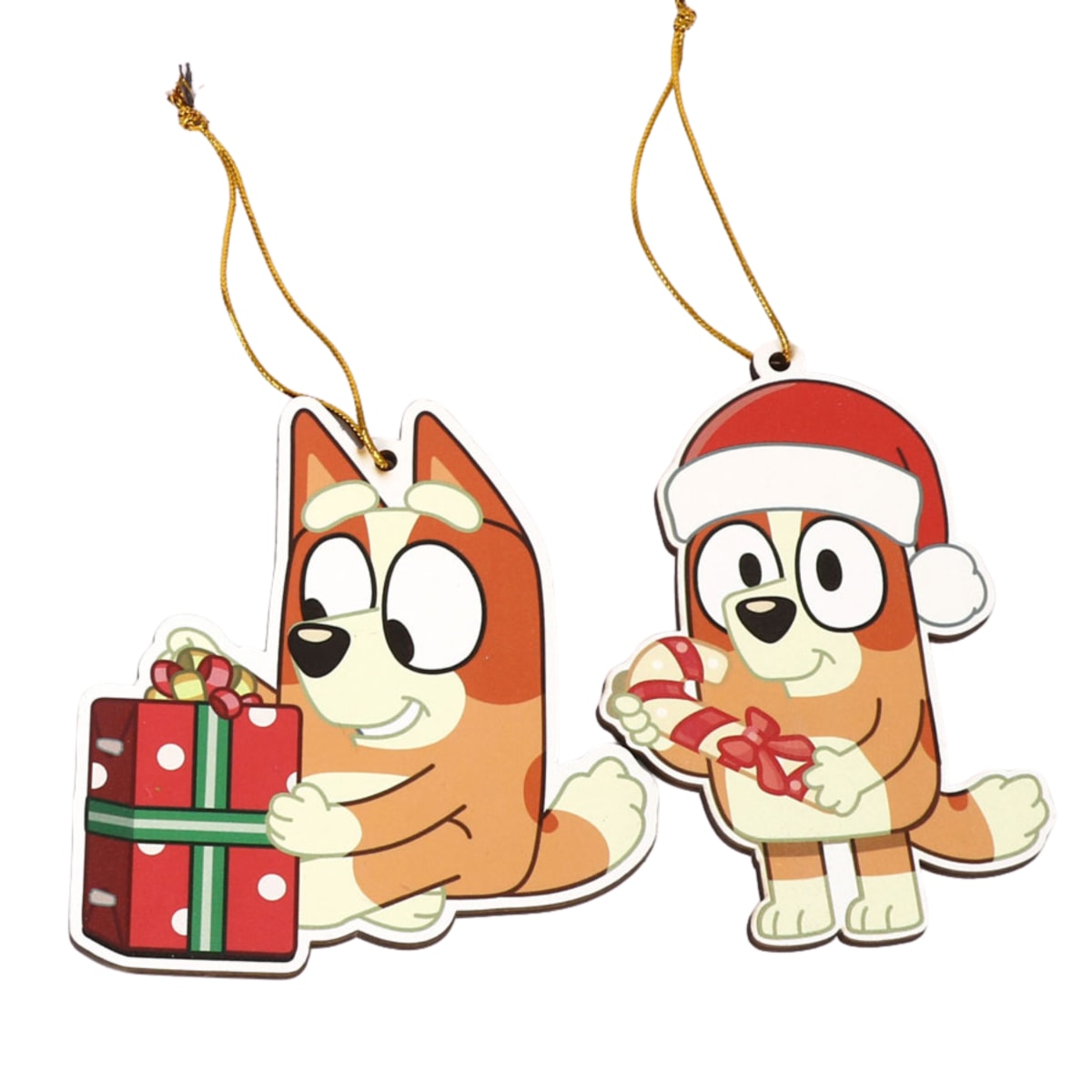 Set de adorno arbol navidad Bluey X4 unds 12cm Modelo 34