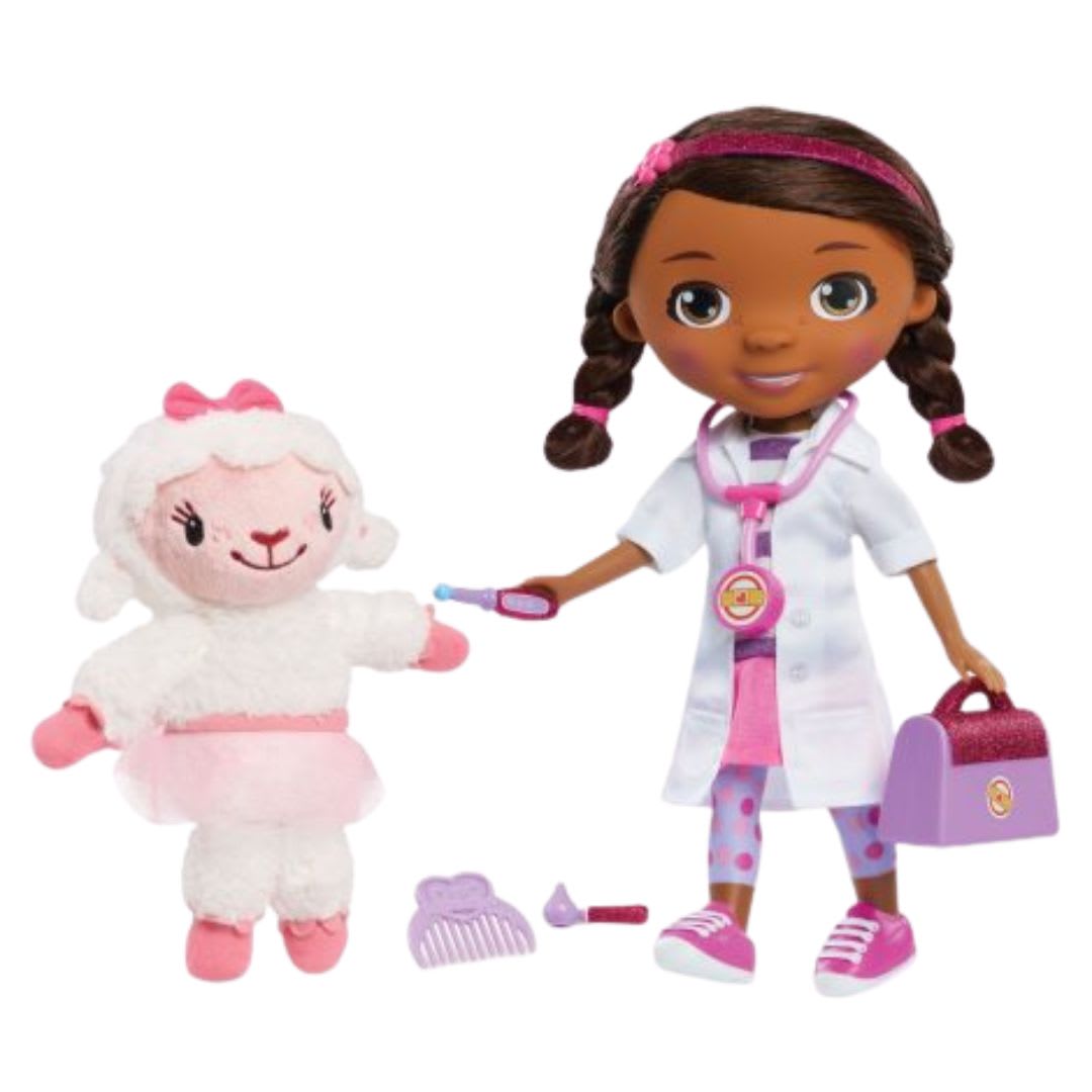 Muñeca Doctora Juguetes y Oveja Lambie2