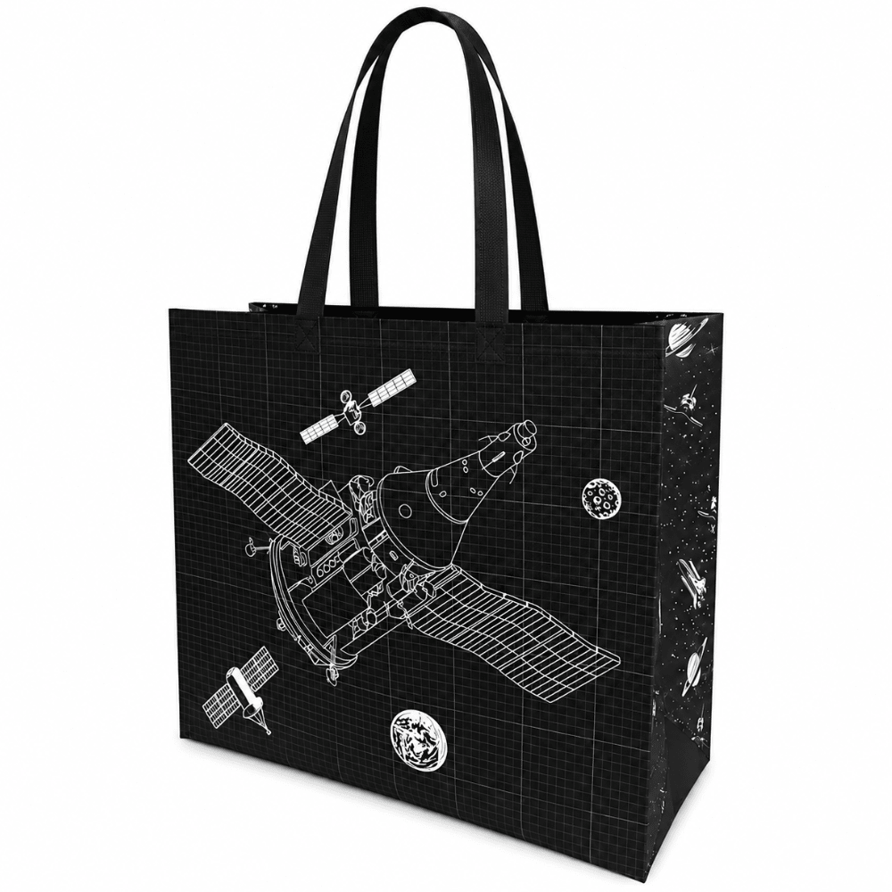 Bolsa Reutilizable NASA Negro 39 x 44 x 18 cm2