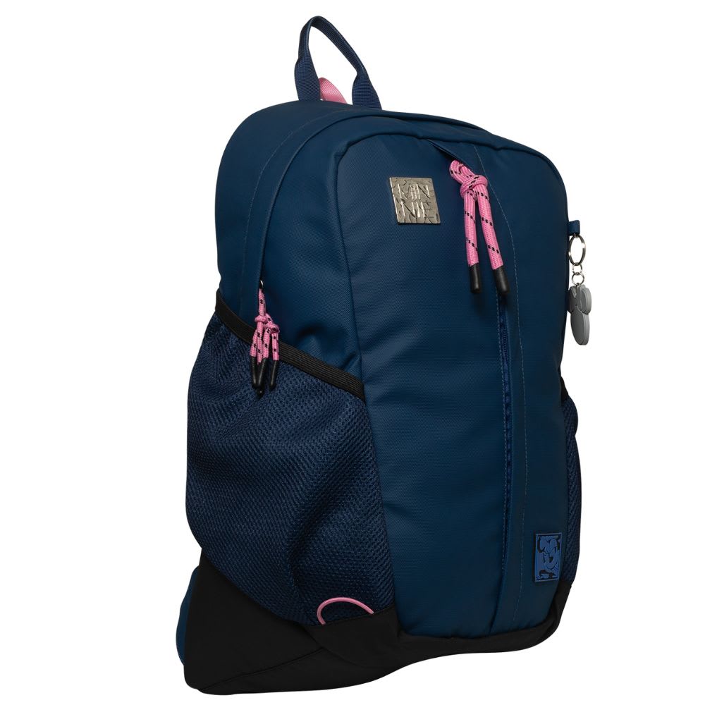 Mochila Oficio Disney Student Minnie Mouse Azul Multiples Compartimientos2